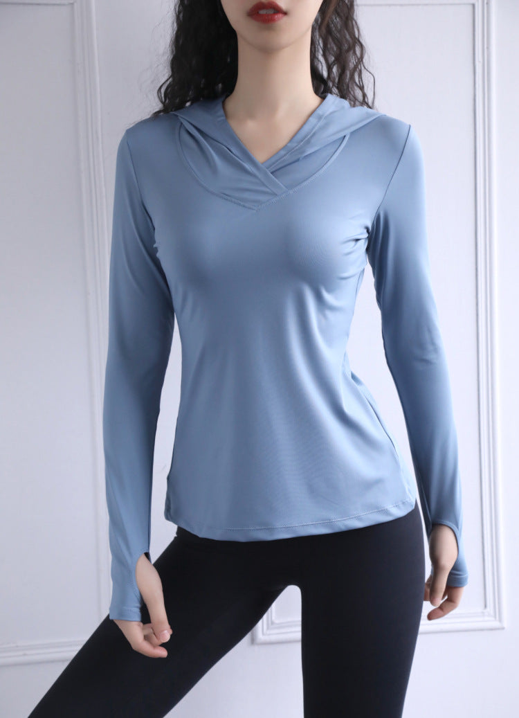 Sports Top Women's Yoga Clothes Long Sleeve