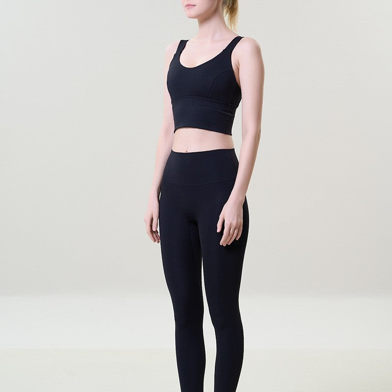 Beautiful Back High Waist Tight Yoga Suit For Women