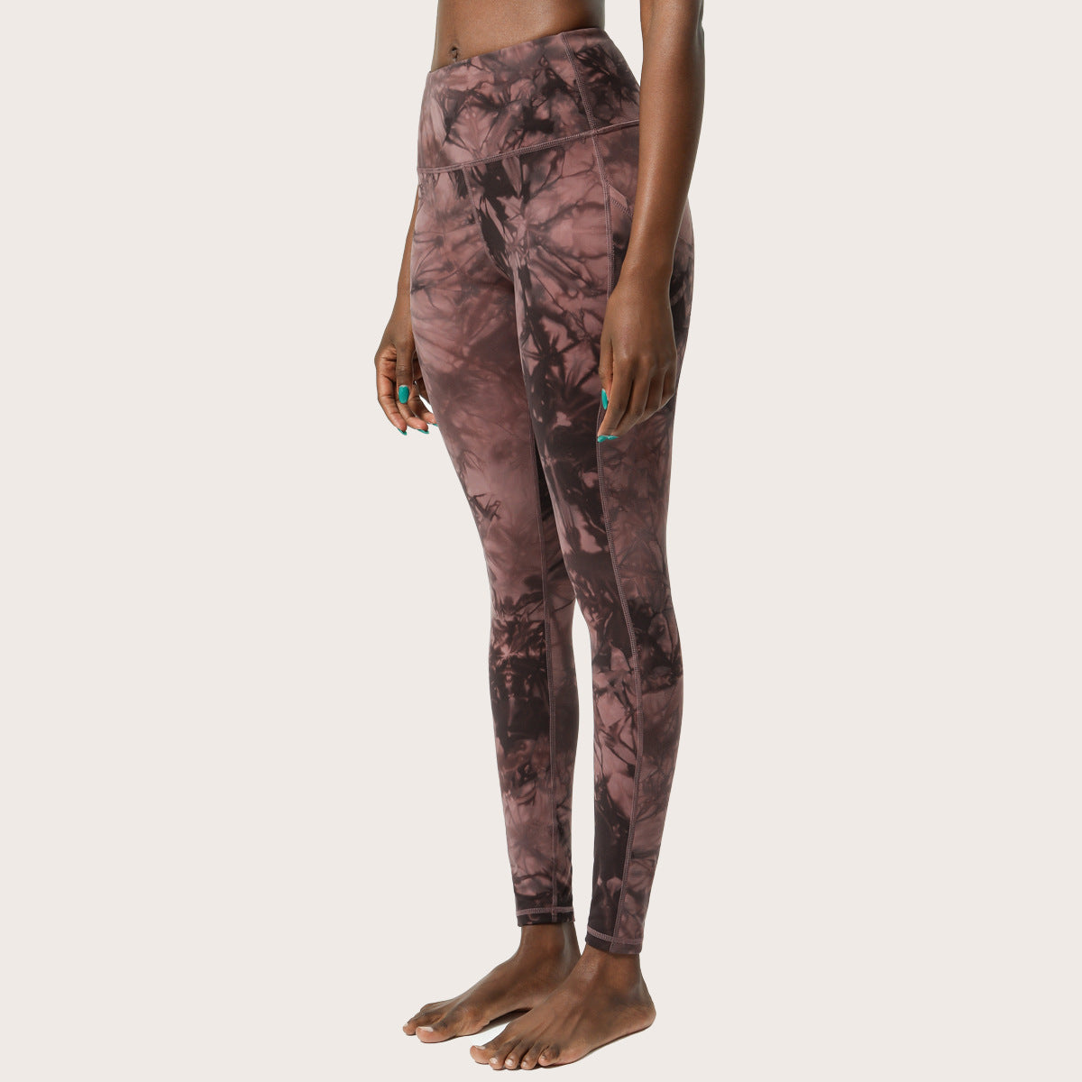 Tie dye printed high waist Yoga suit for women