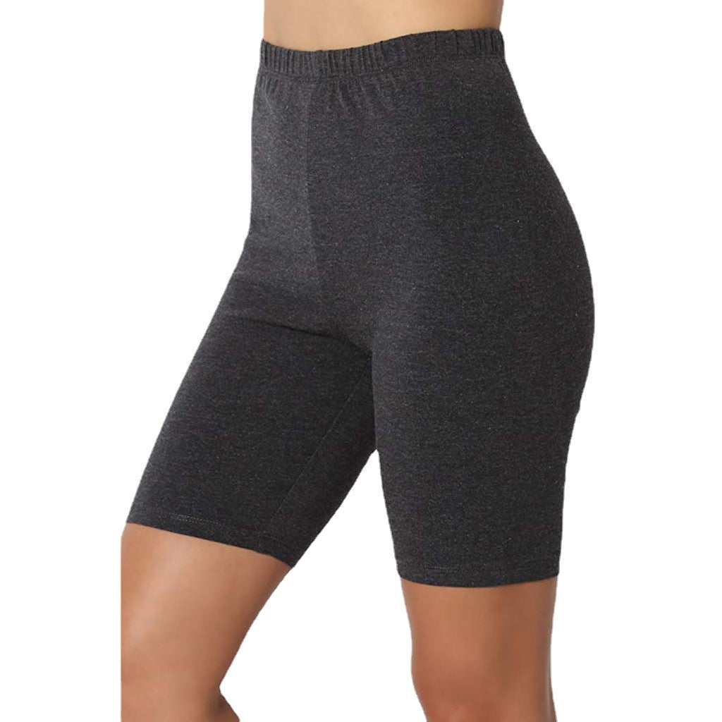 Women's Outer Multicolor Solid Color Flat Yoga Shorts