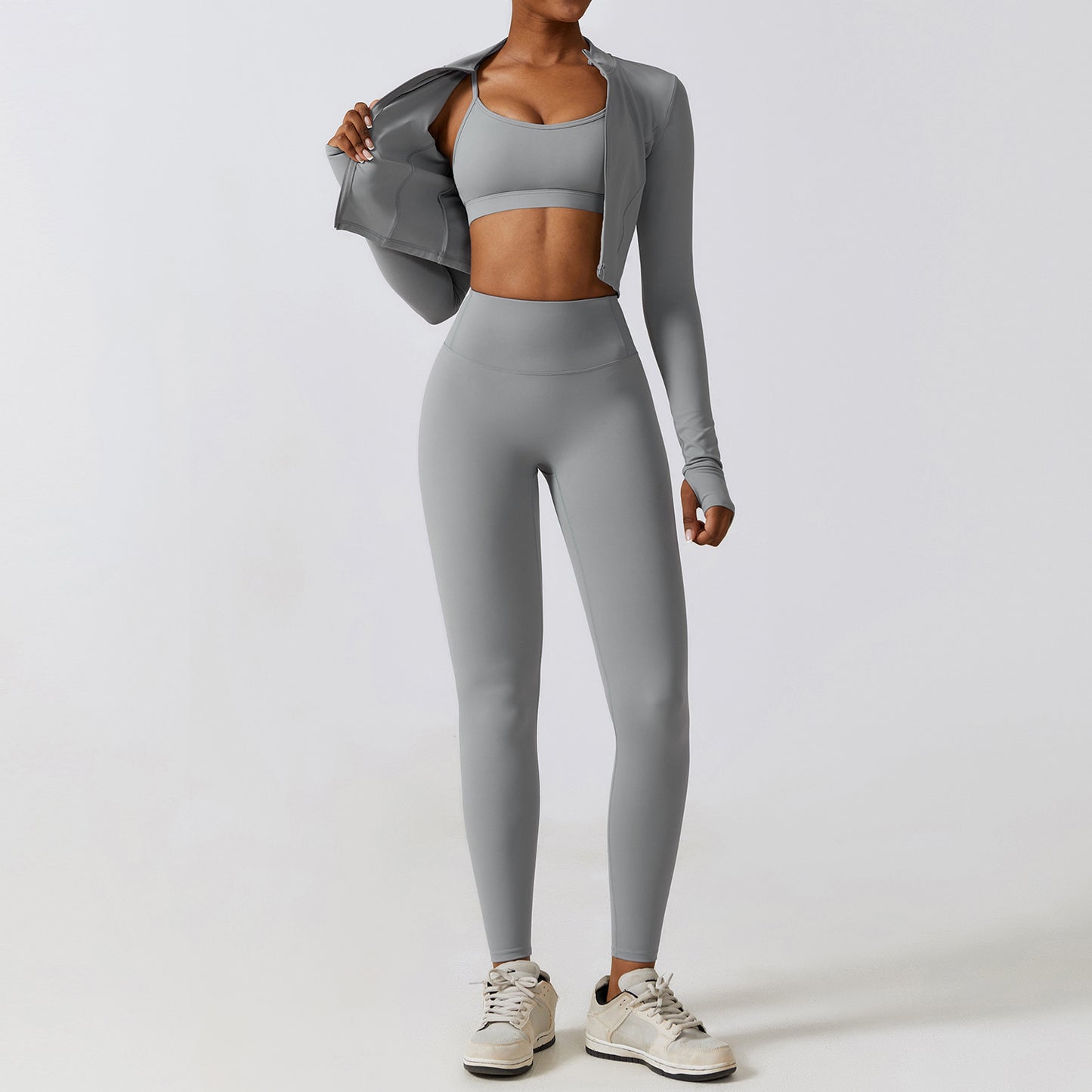 Skinny Yoga Clothes Nude Feel Quick-drying Sports Suit