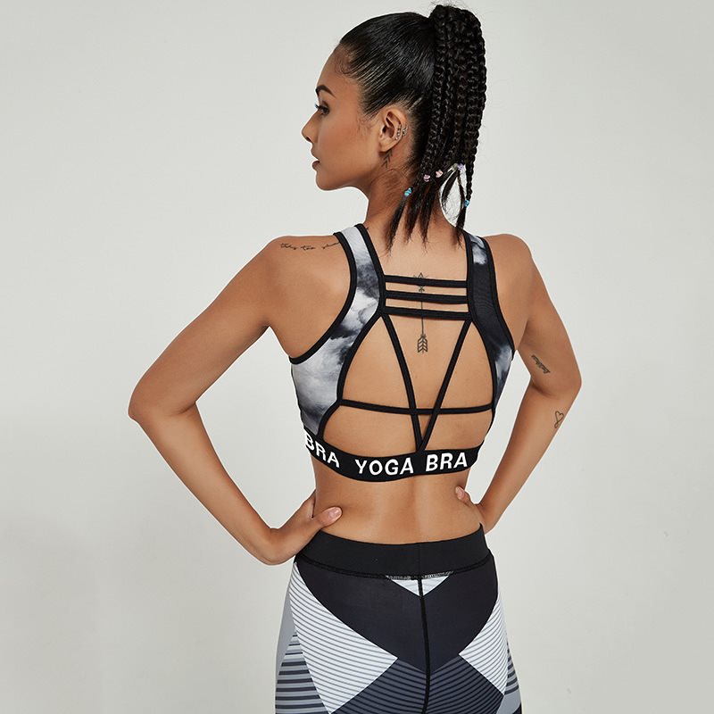 High strength, breathing, quick dry printed yoga clothes