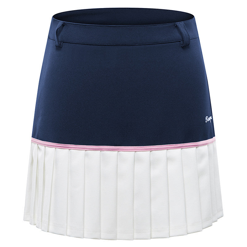 Skirt Polo Skirt Pleated Sports Short Skirt Anti-glare