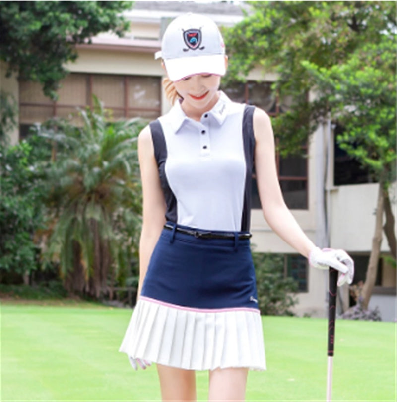 Skirt Polo Skirt Pleated Sports Short Skirt Anti-glare