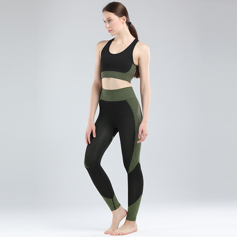 Yoga Clothing Suit Women Running Hip-Lifting Sports Tights