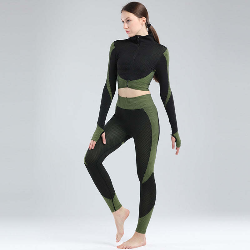 Yoga Clothing Suit Women Running Hip-Lifting Sports Tights