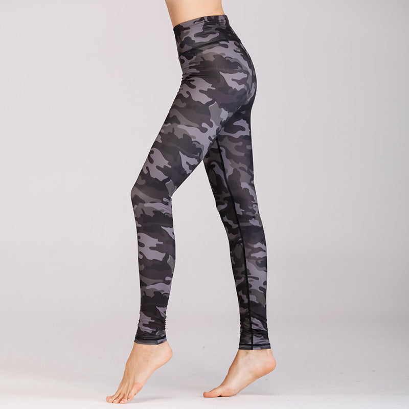 Camouflage High Waist Yoga Pants