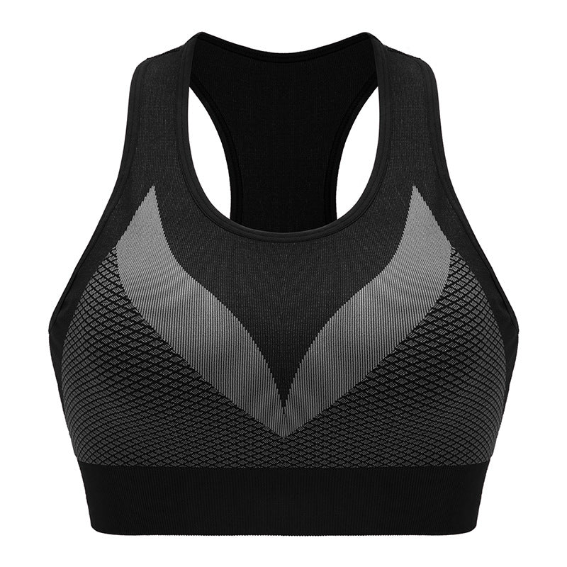 Sports Underwear Women Shockproof Gathering High-intensity Yoga Bra