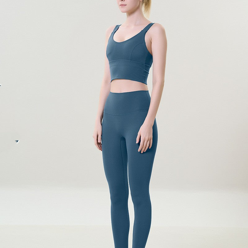 Beautiful Back High Waist Tight Yoga Suit For Women