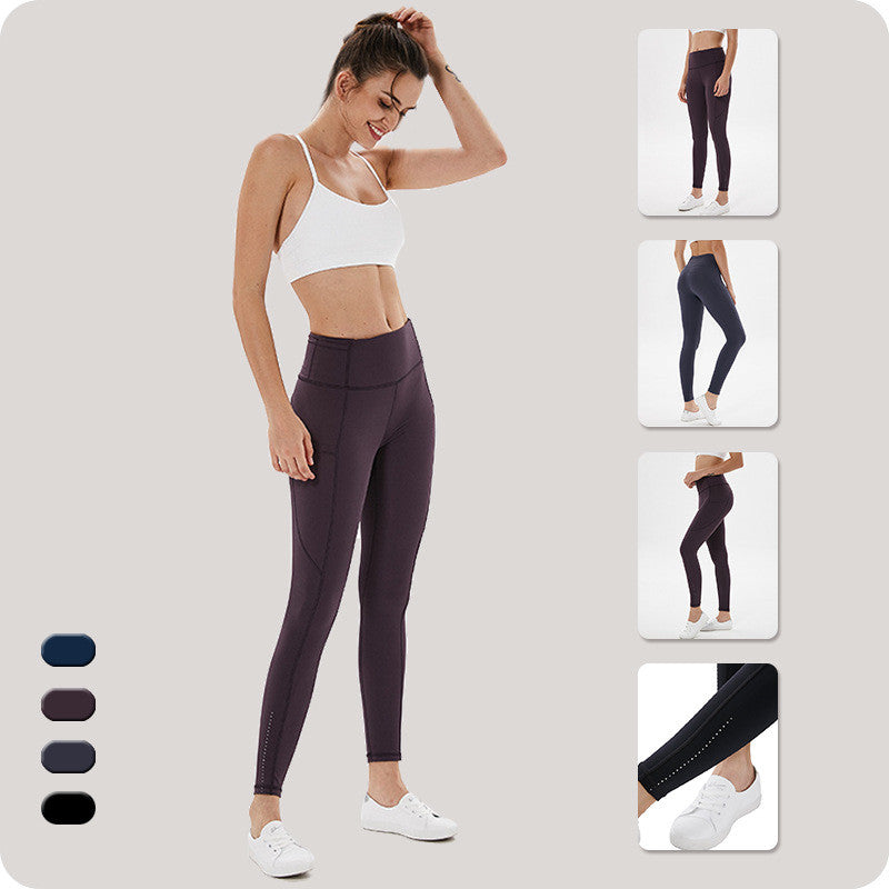 Skinny nine-point pants were thin yoga pants