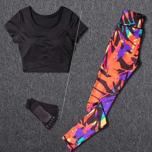 Sports Women Yoga Sets Sport Suit