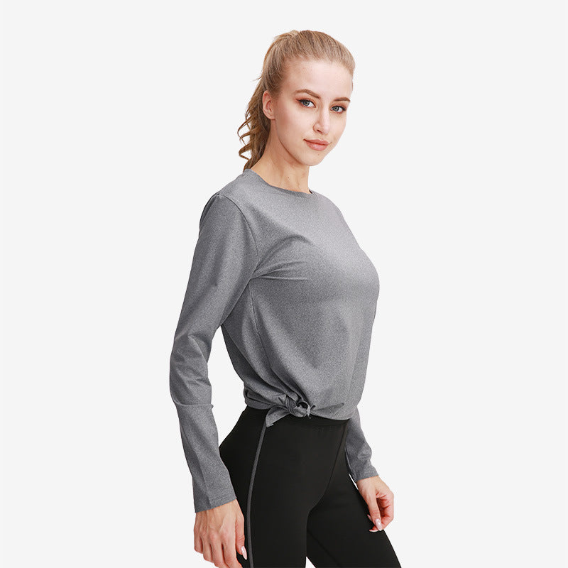 Summer yoga tops women's long sleeve yoga clothes