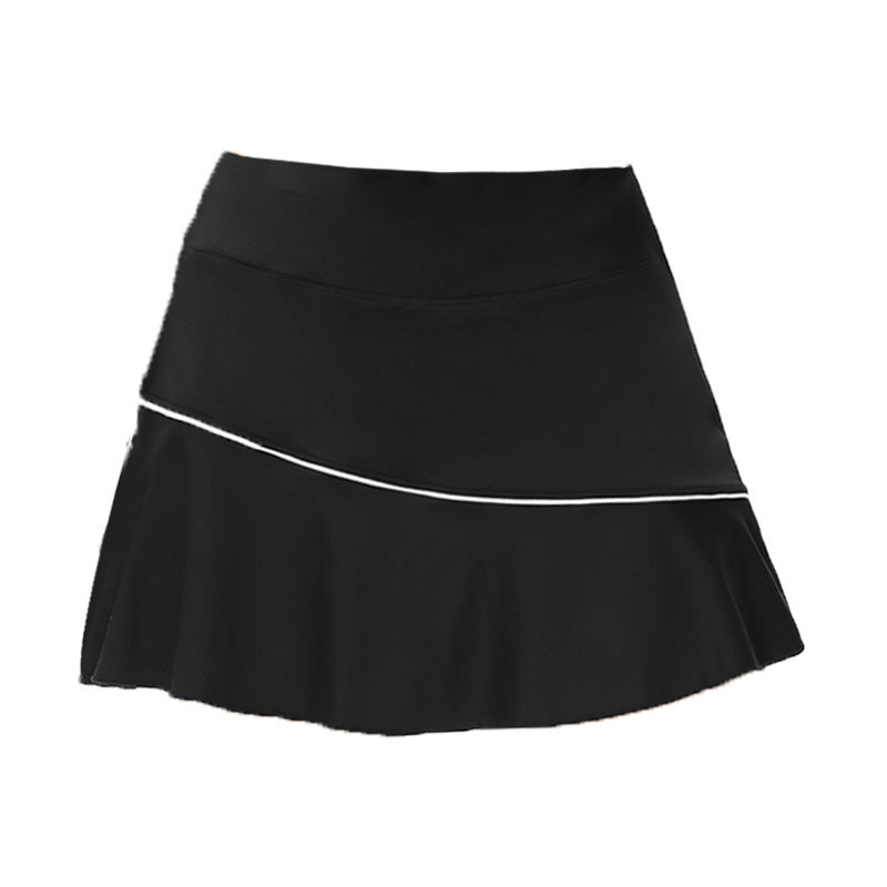 European And American Anti-glare Tennis Pants Fitness Skirt