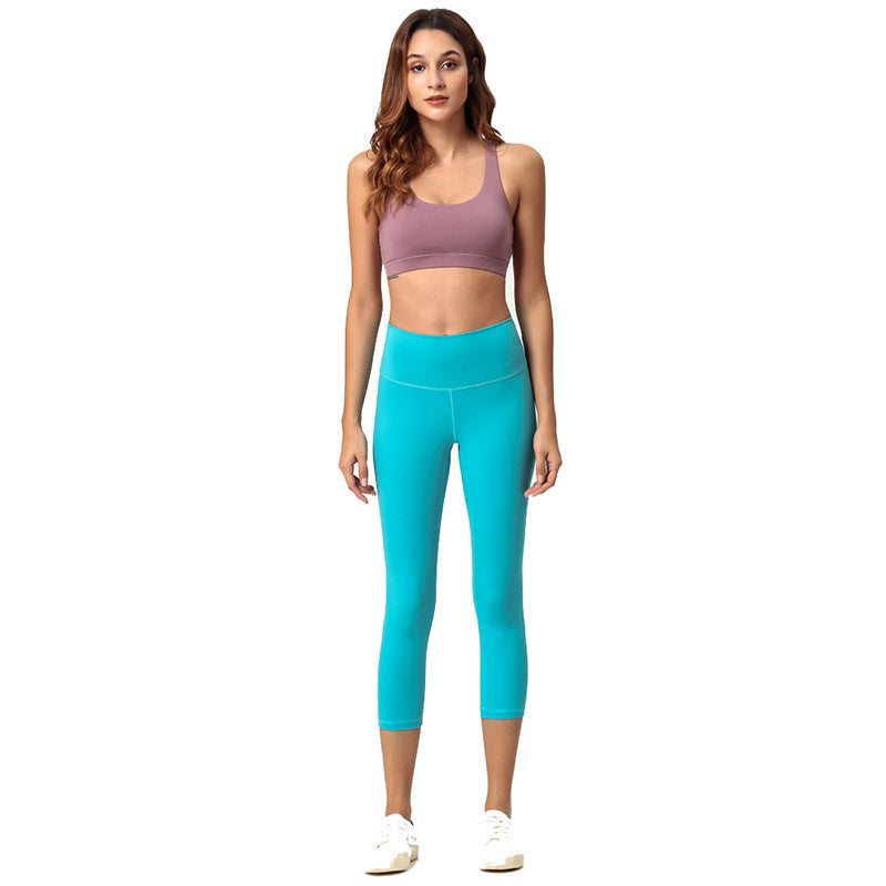 Yoga cropped trousers