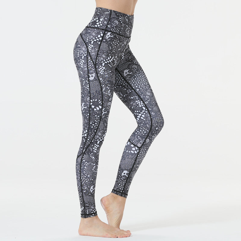 Printed yoga pants