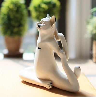 Cat Yoga Statues