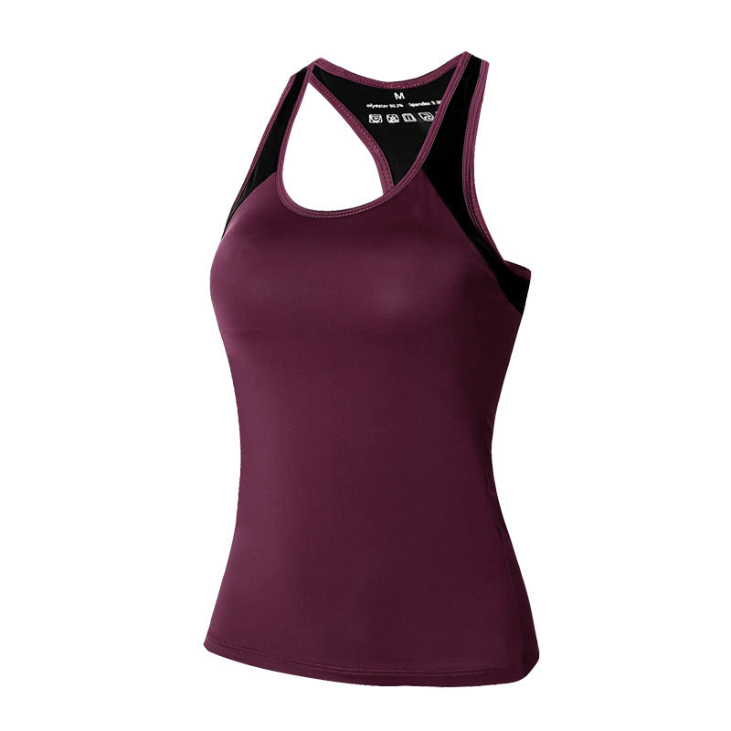 Women's Fashion I-shaped Vest Yoga Clothes