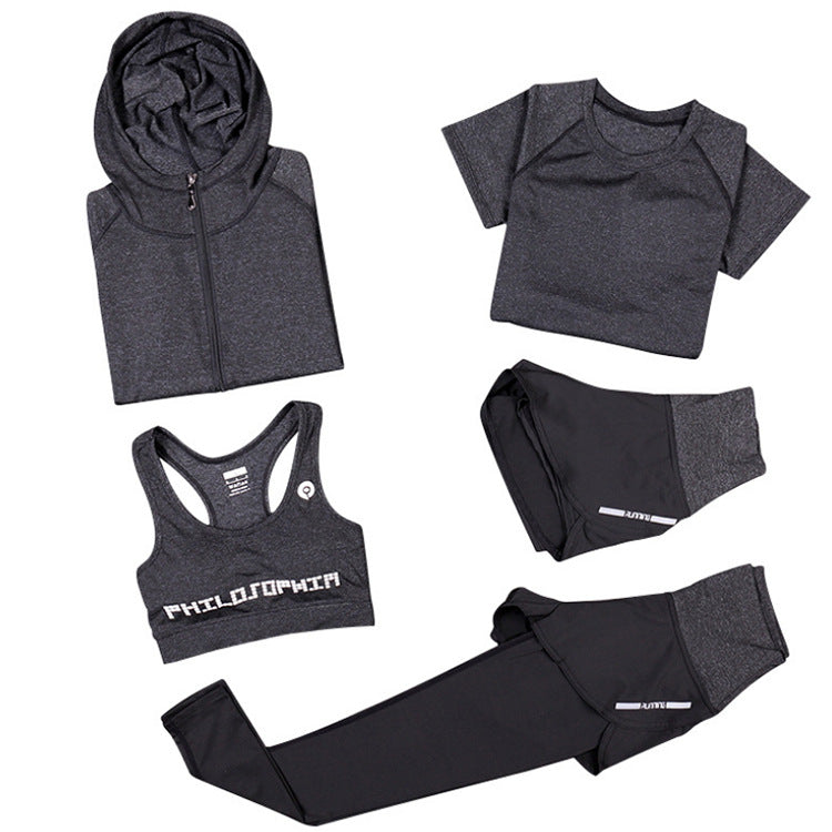 Five-piece yoga suit sports suit