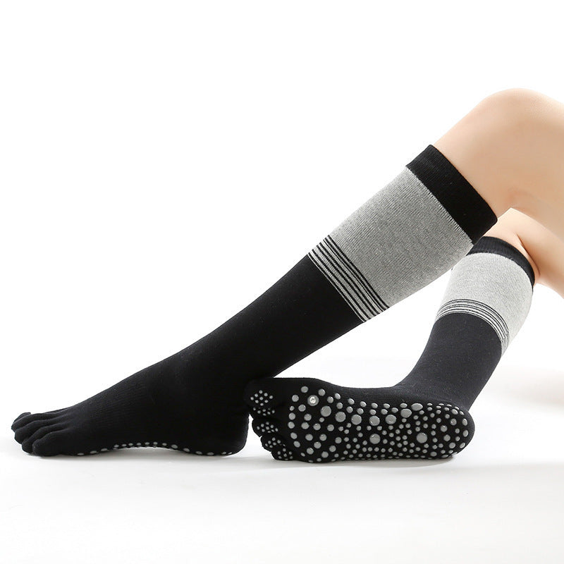 High Tube Socks Yoga Socks Five Finger Socks