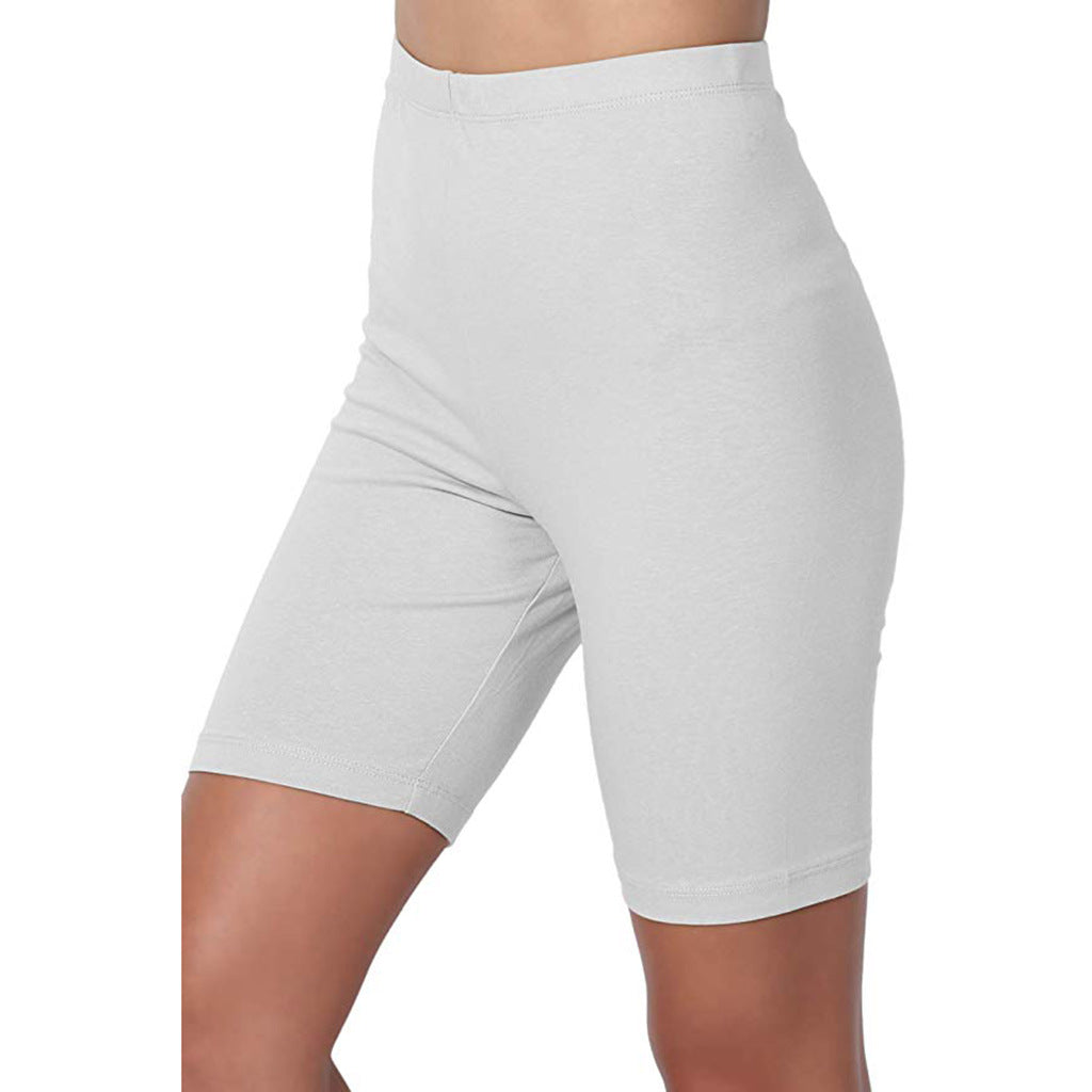 Women's Outer Multicolor Solid Color Flat Yoga Shorts