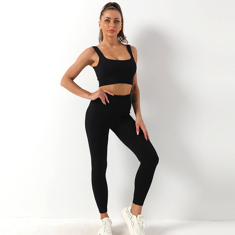 Yoga Suit Female Yoga Sportswear Bra Vest Hip Lift Trousers