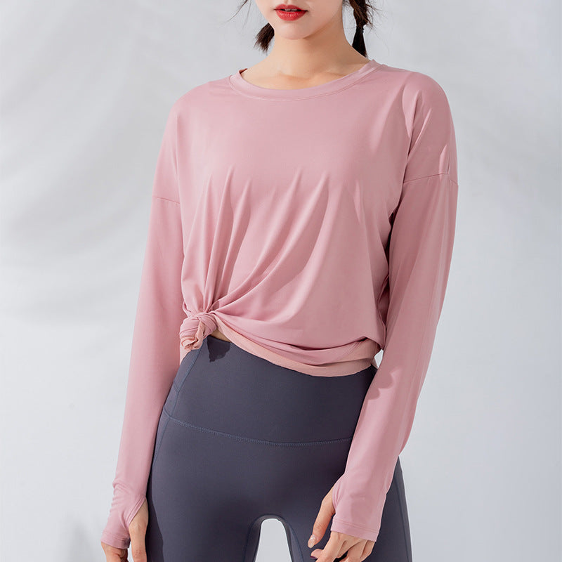 Sports Loose Long Sleeve Top Women's Yoga Clothes