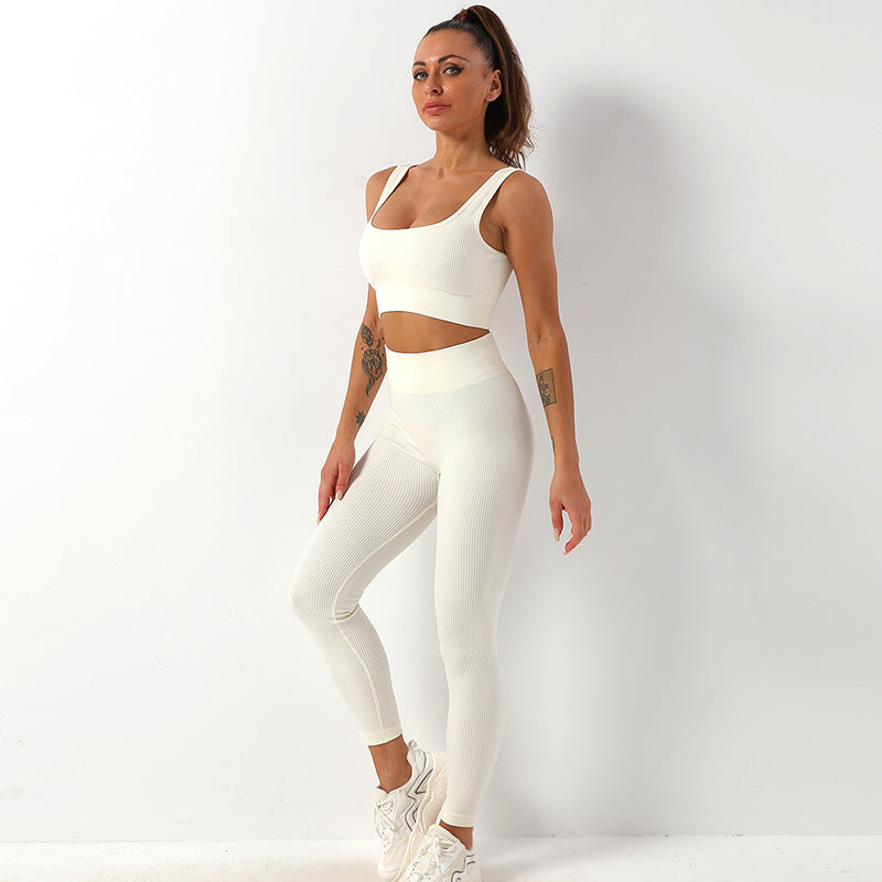 Yoga Suit Female Yoga Sportswear Bra Vest Hip Lift Trousers