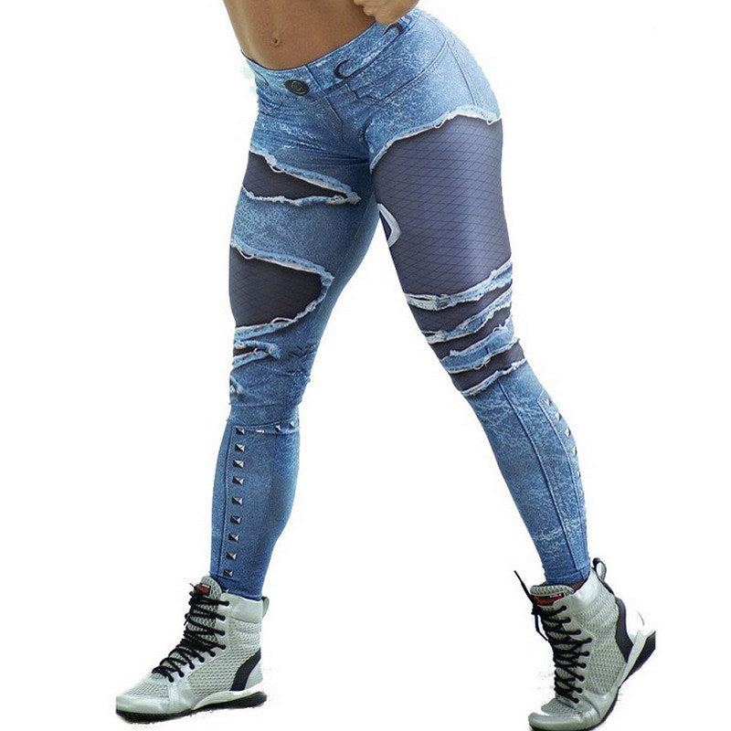 Water Drop Sweat Bead High-waist Printed Base Sports Yoga Pants