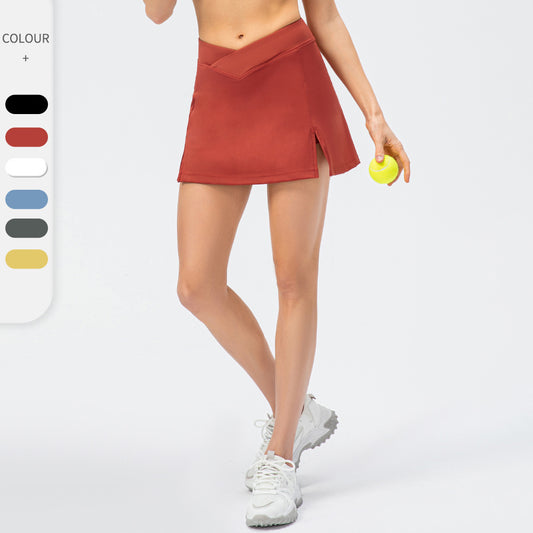 Running Tennis Fake Two-piece Sports Skirt