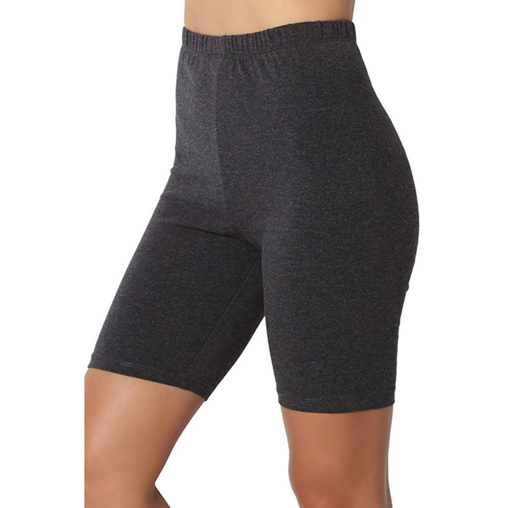 Women's Outer Multicolor Solid Color Flat Yoga Shorts