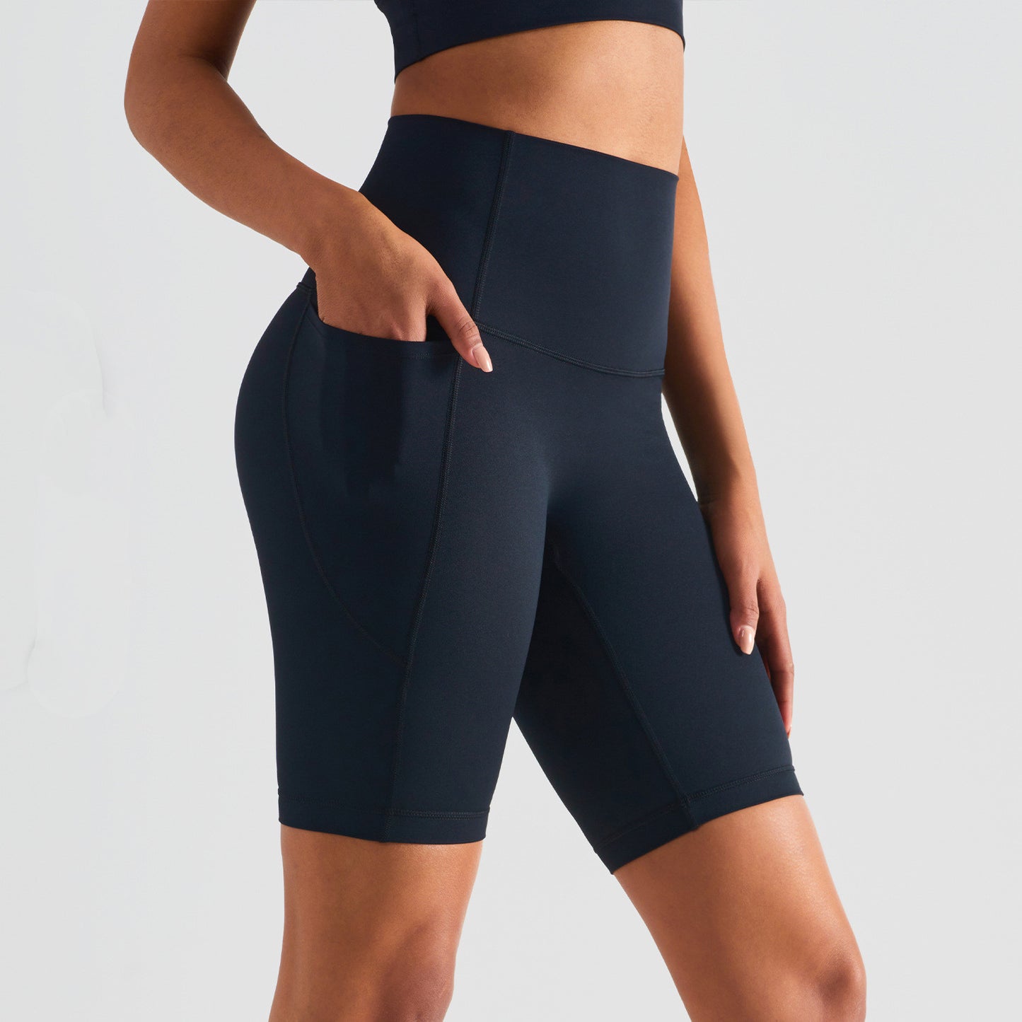 Super High Waist Pocket Yoga Shorts