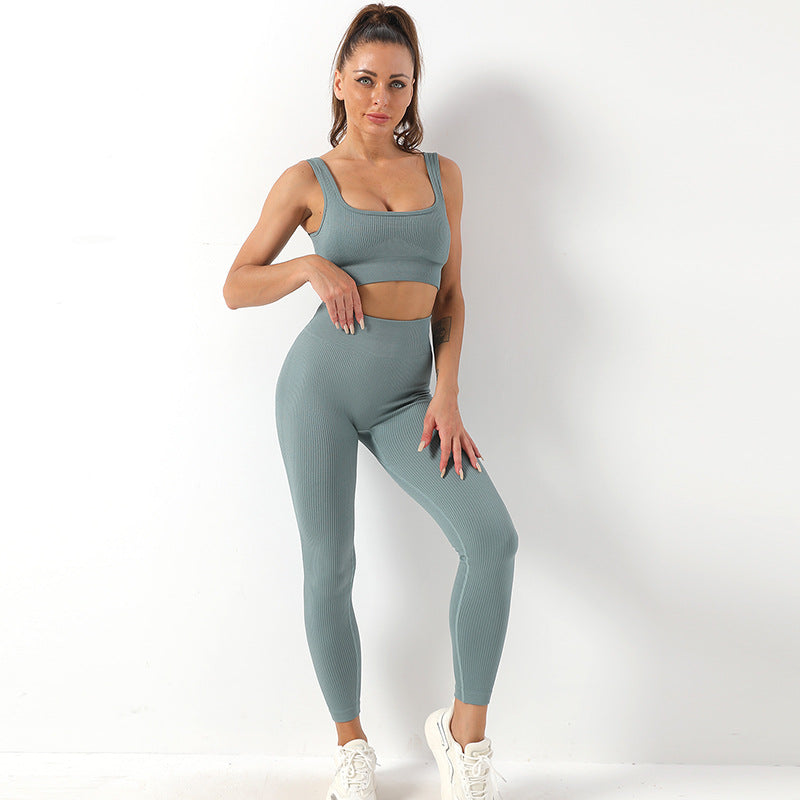 Yoga Suit Female Yoga Sportswear Bra Vest Hip Lift Trousers