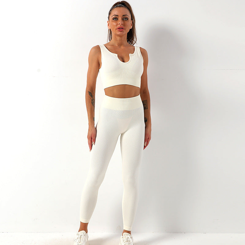 Yoga Suit Female Yoga Sportswear Bra Vest Hip Lift Trousers