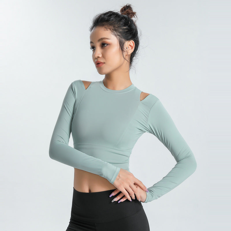 Sports Long Sleeve Elastic Slim Yoga Clothes