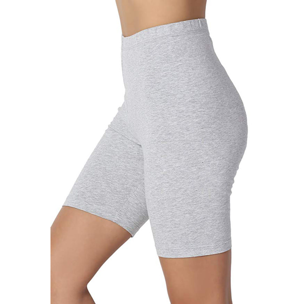 Women's Outer Multicolor Solid Color Flat Yoga Shorts