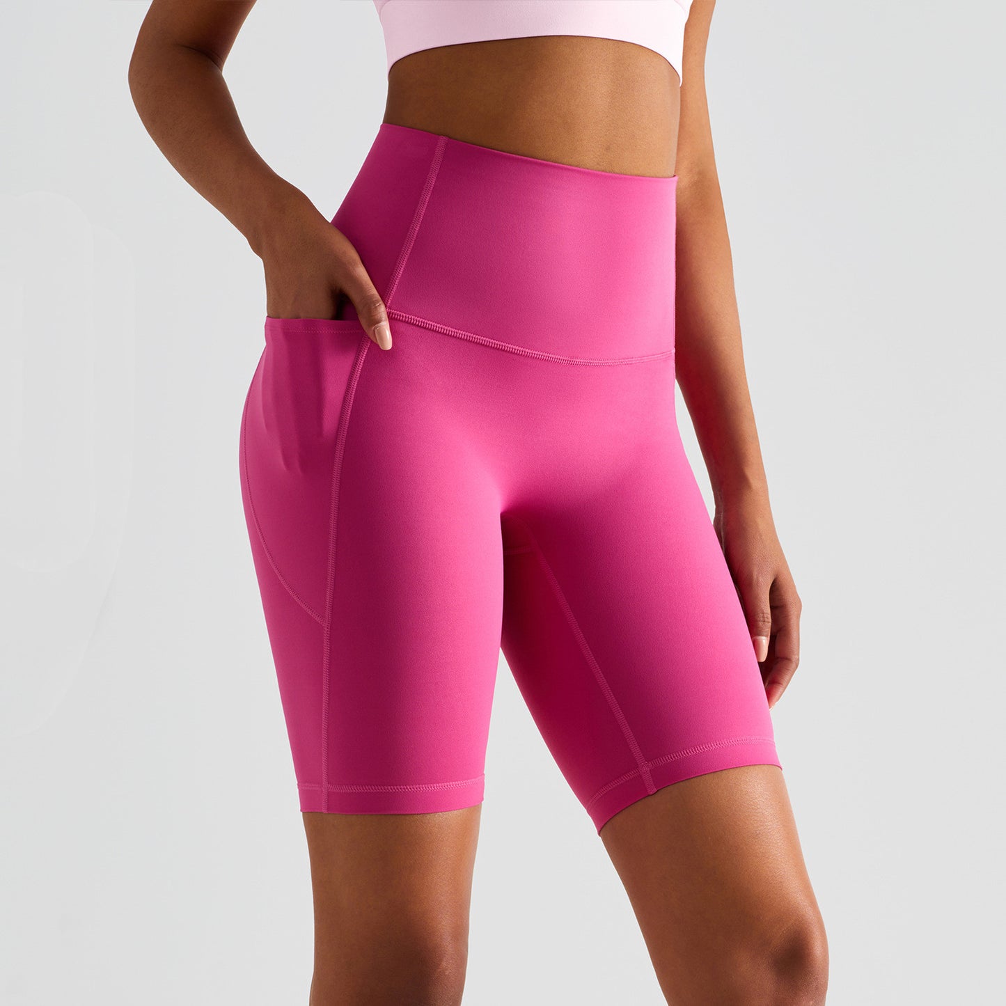 Super High Waist Pocket Yoga Shorts