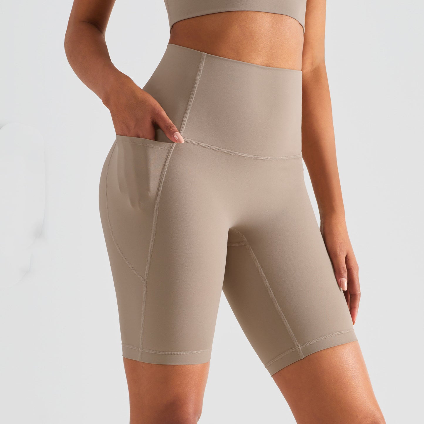 Super High Waist Pocket Yoga Shorts